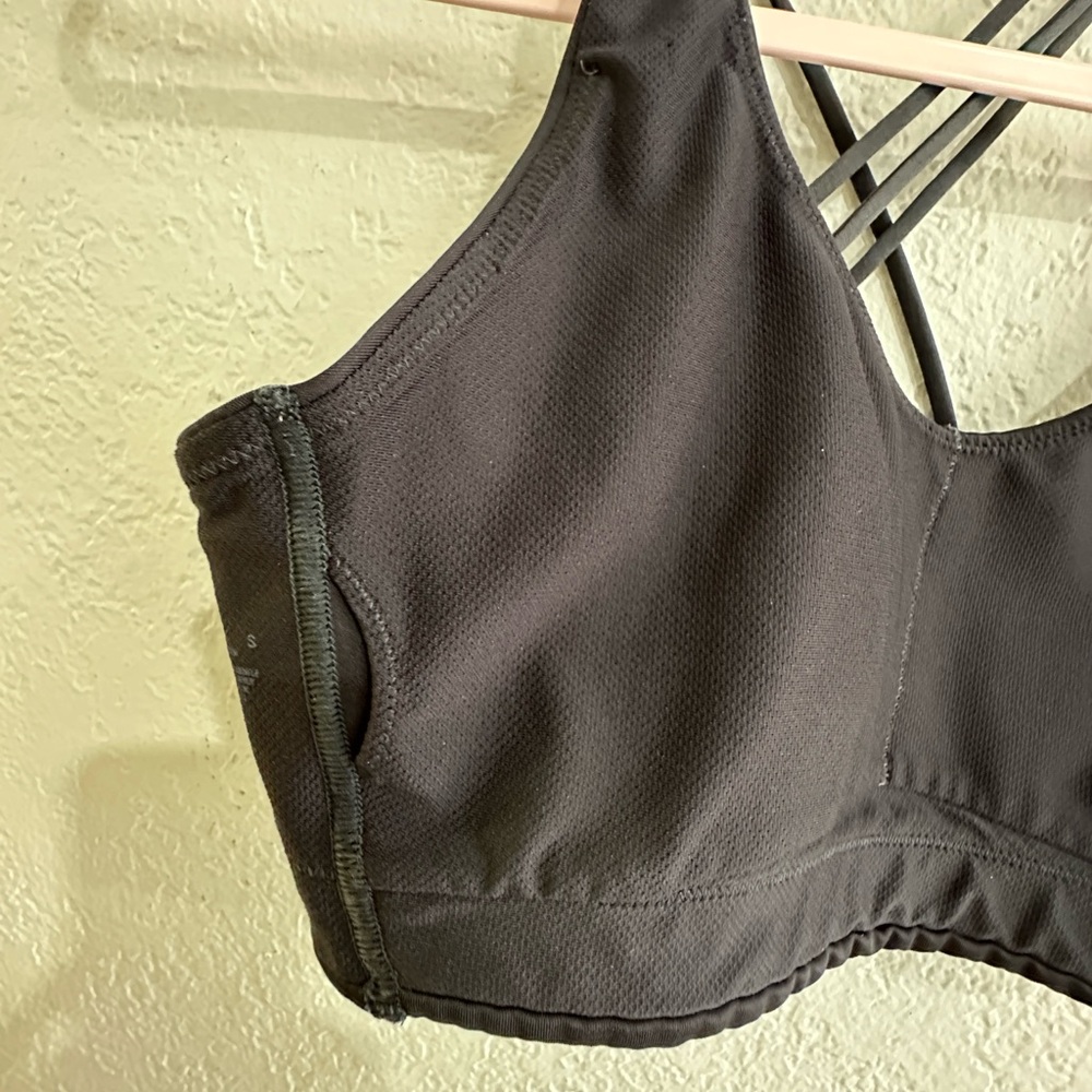 All In Motion Black Strappy Sports Bra Criss Cross Back Size S - Picture 12 of 12